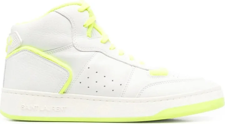 Two-Tone High-Top Sneakers
