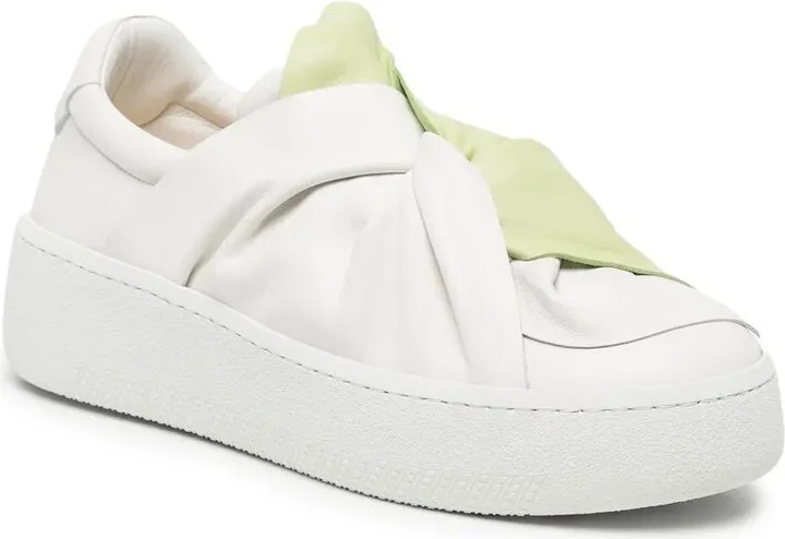 Two-Tone Knot-Detail Loafers - Image 2