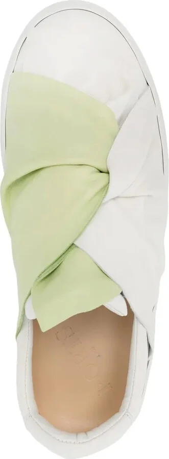Two-Tone Knot-Detail Loafers - Image 4