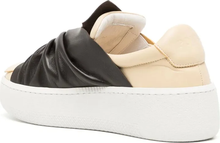 Two-Tone Knot-Detail Loafers - Image 3