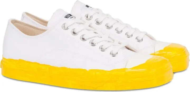 Two-Tone Lace-Up Sneakers - Image 2