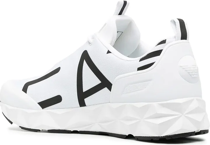 Two-Tone Lace-Up Sneakers - Image 3