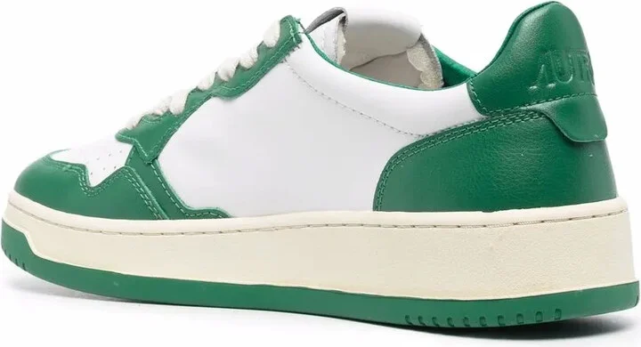 Two-Tone Lace-Up Sneakers - Image 3