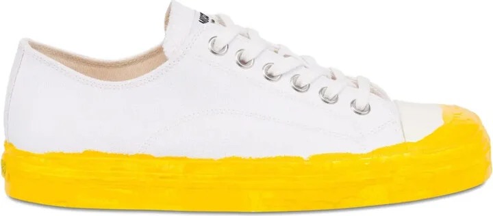 Two-Tone Lace-Up Sneakers