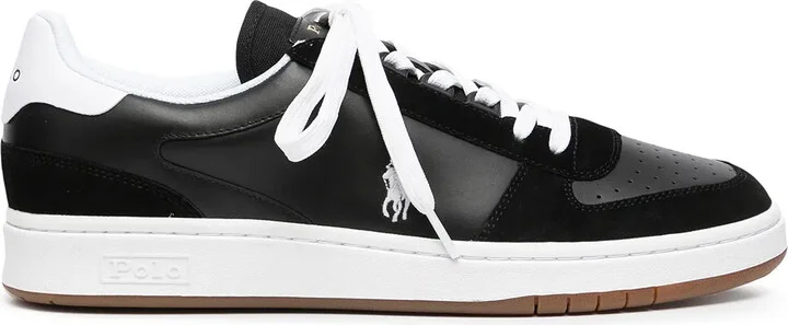 Two-Tone Lace-Up Sneakers