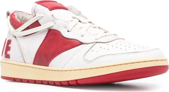 Two-Tone Lace-Up Trainers - Image 2