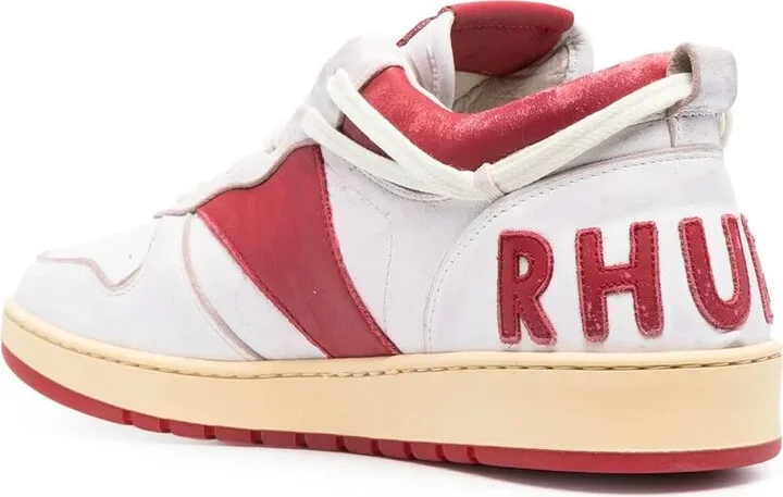 Two-Tone Lace-Up Trainers - Image 3
