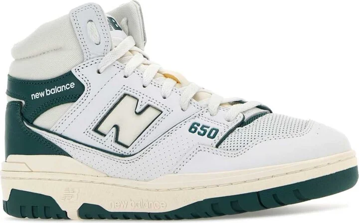 Two-tone Leather 650 Sneakers - Image 2