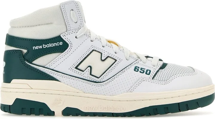 Two-tone leather 650 sneakers