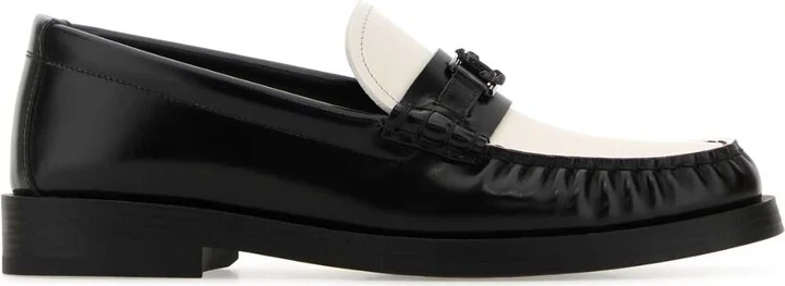 Two-tone Leather Addie Loafers