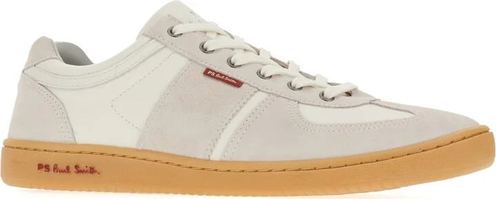 Two-tone Leather And Suede Roberto Sneakers - Image 2