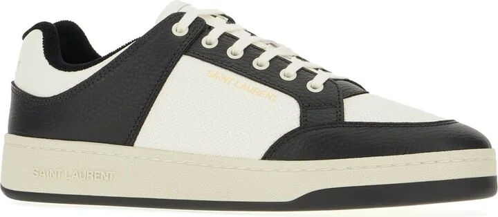 Two-tone Leather Court Sl/61 Sneakers - Image 2