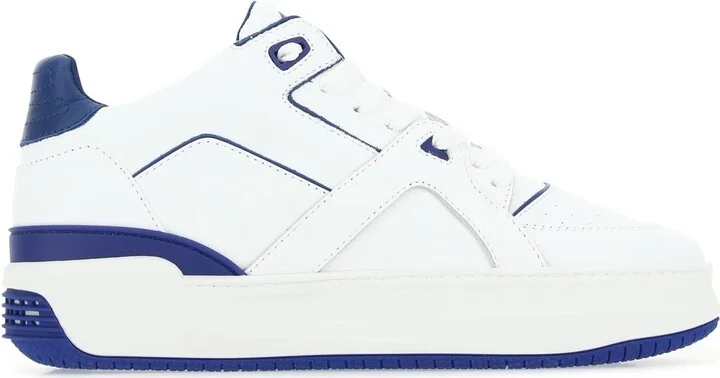 Two-tone leather Courtside Lo JD3 sneakers