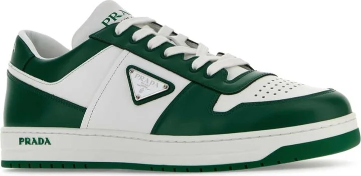 Two-tone Leather Downtown Sneakers - Image 2