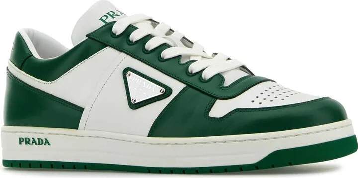 Two-tone Leather Downtown Sneakers - Image 2