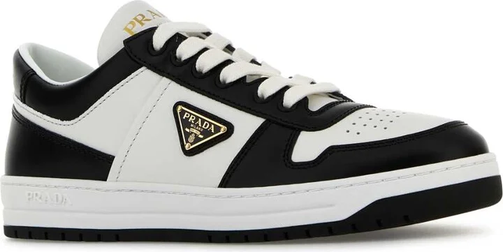 Two-tone Leather Downtown Sneakers - Image 2