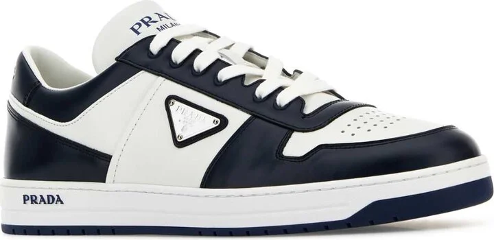 Two-tone Leather Downtown Sneakers - Image 2