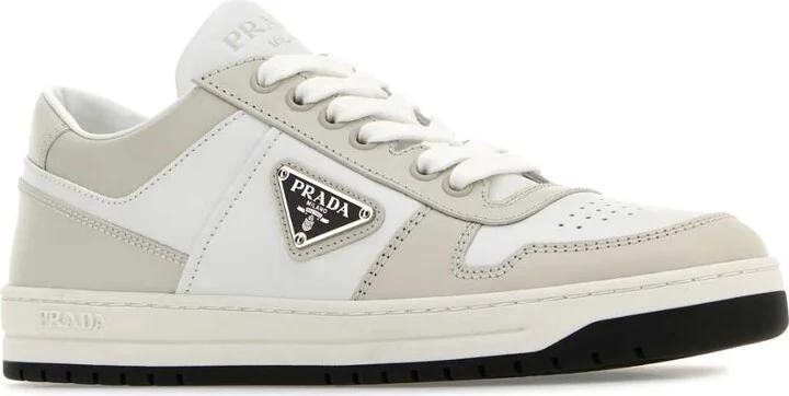 Two-tone Leather Downtown Sneakers - Image 2