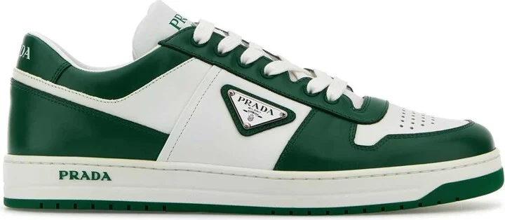 Two-tone Leather Downtown Sneakers
