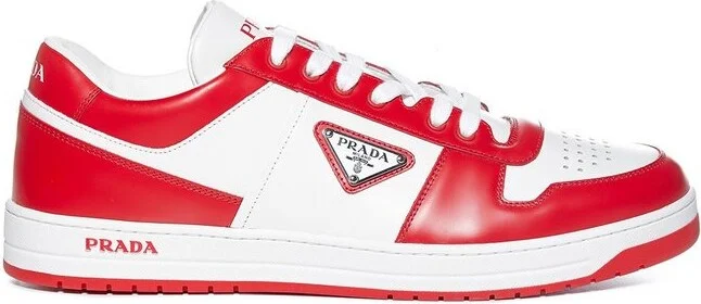 Two-tone leather Downtown sneakers