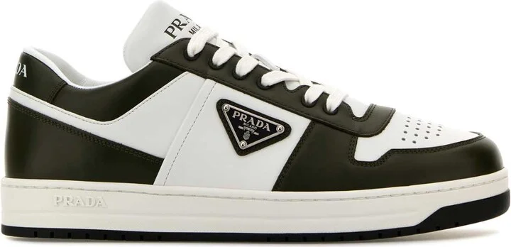 Two-tone Leather Downtown Sneakers