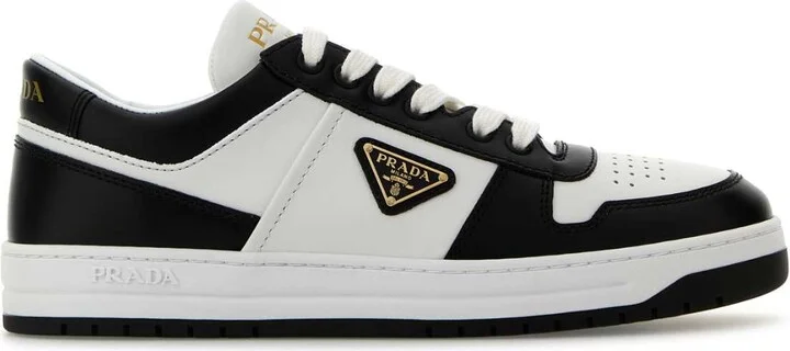 Two-tone Leather Downtown Sneakers