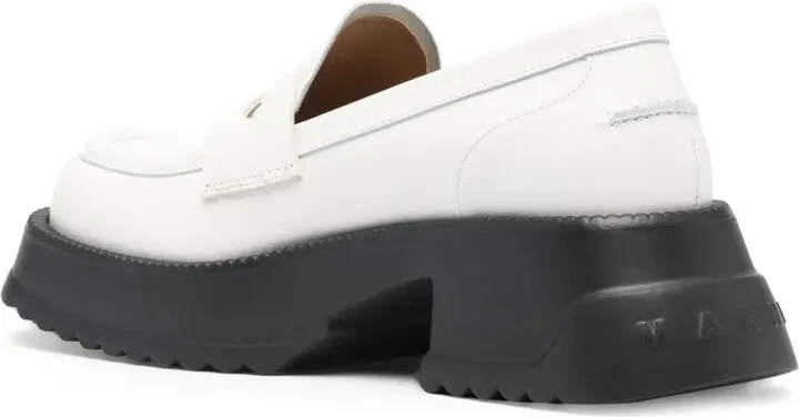 Two-Tone Leather Loafers - Image 3
