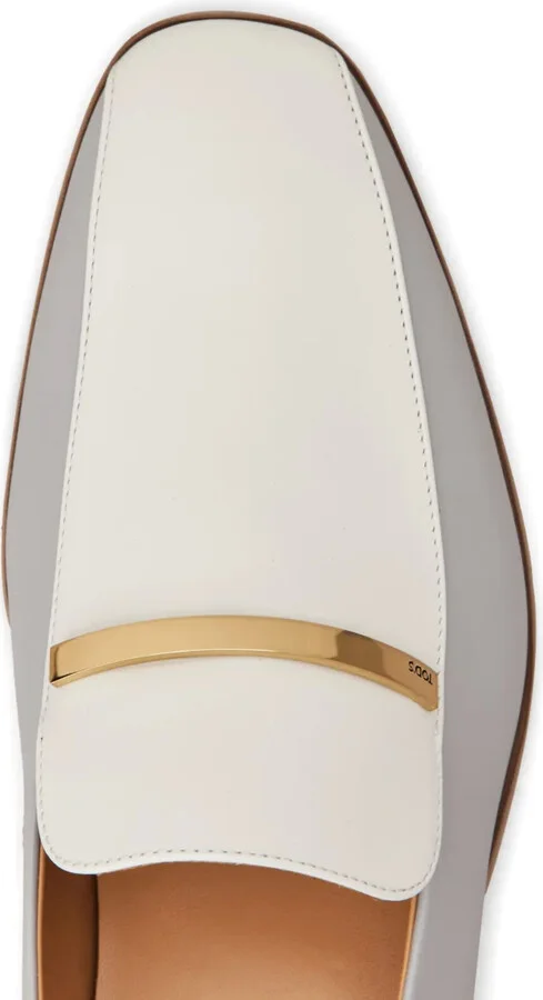 Two-Tone Leather Loafers - Image 5