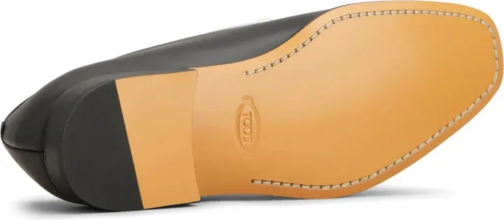 Two-Tone Leather Loafers - Image 4