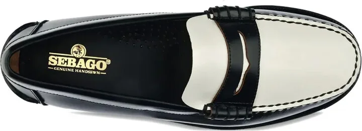 Two-Tone Leather Loafers - Image 3