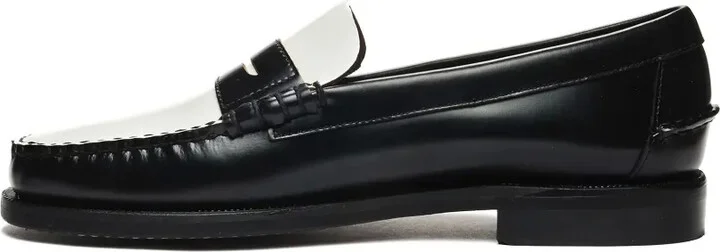Two-Tone Leather Loafers - Image 5