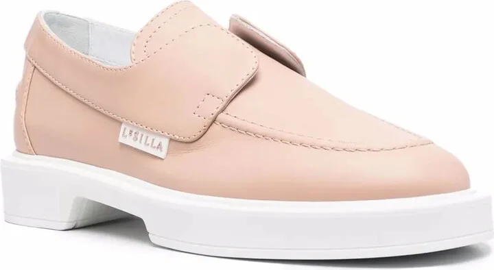 Two-Tone Leather Loafers - Image 2