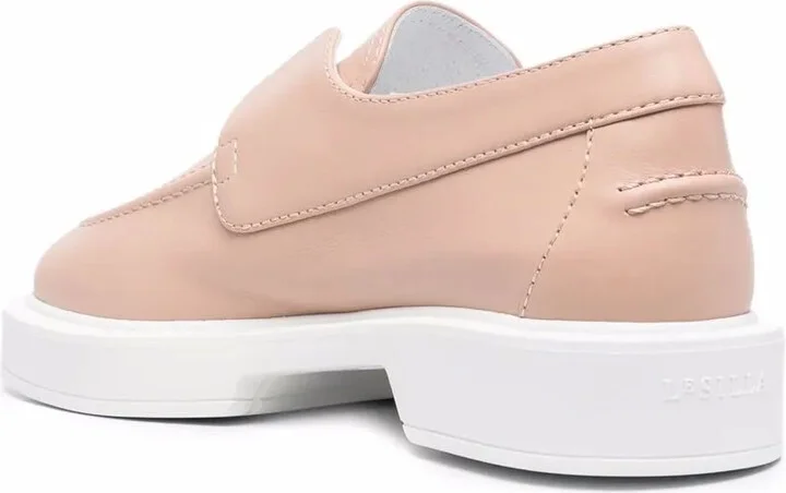 Two-Tone Leather Loafers - Image 3