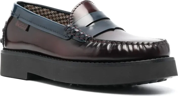 Two-Tone Leather Loafers - Image 2