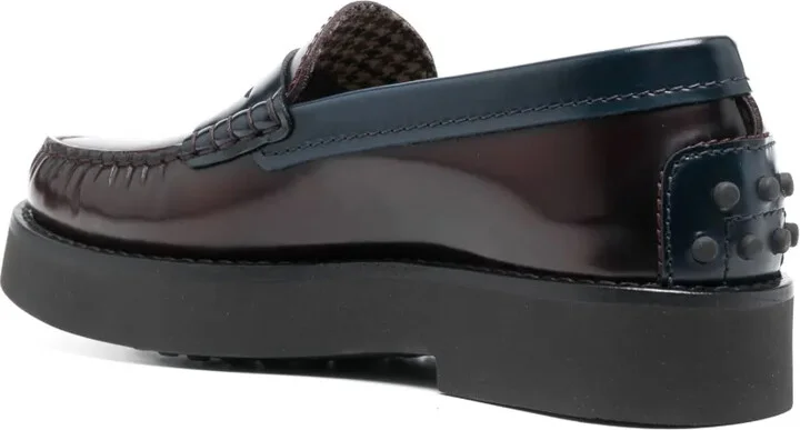 Two-Tone Leather Loafers - Image 3