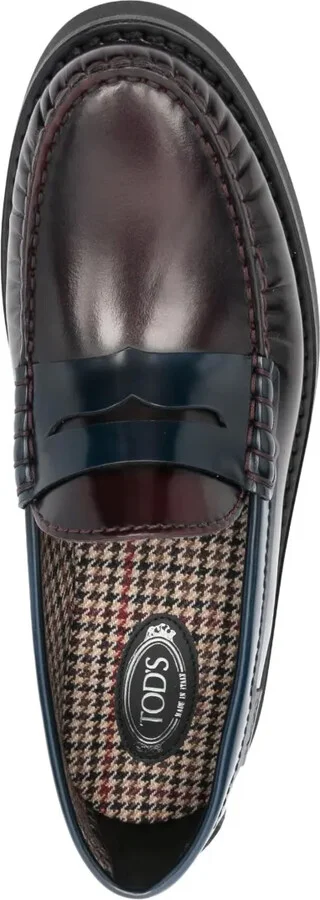Two-Tone Leather Loafers - Image 4