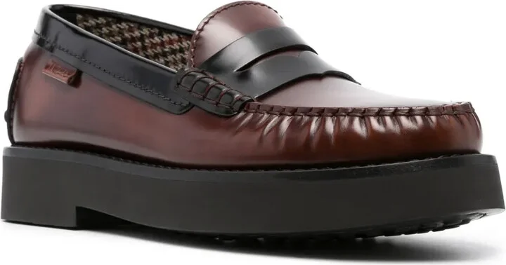 Two-Tone Leather Loafers - Image 2