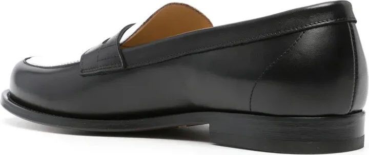 Two-Tone Leather Loafers - Image 3