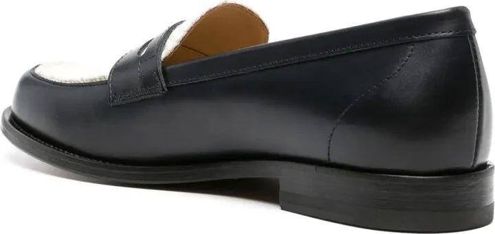 Two-Tone Leather Loafers - Image 3