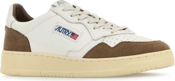Two-tone Leather Medalist Sneakers - Image 2