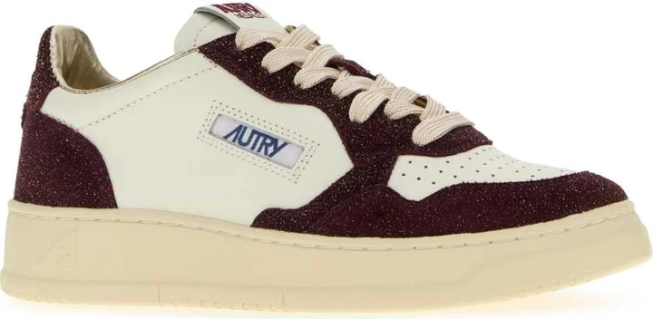 Two-tone Leather Medalist Sneakers - Image 2