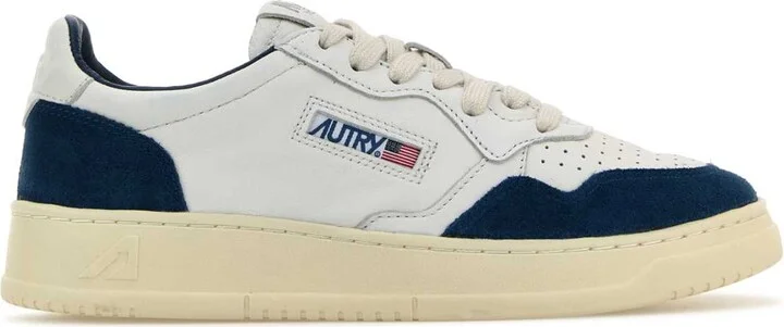 Two-tone Leather Medalist Sneakers