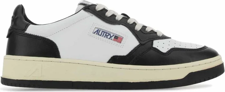 Two-tone Leather Medalist Sneakers
