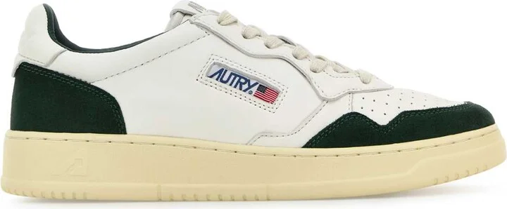 Two-tone Leather Medalist Sneakers