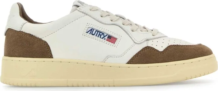 Two-tone Leather Medalist Sneakers