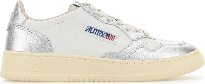 Two-tone Leather Medalist Sneakers