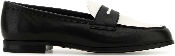 Two-tone Leather Natale Loafers