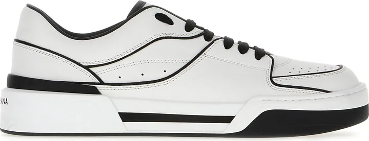 Two-tone Leather New Roma Sneakers