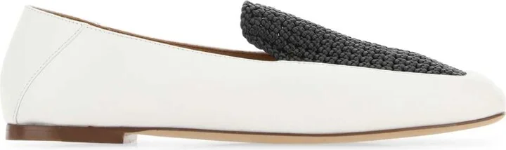 Two-tone Leather Olene Loafers