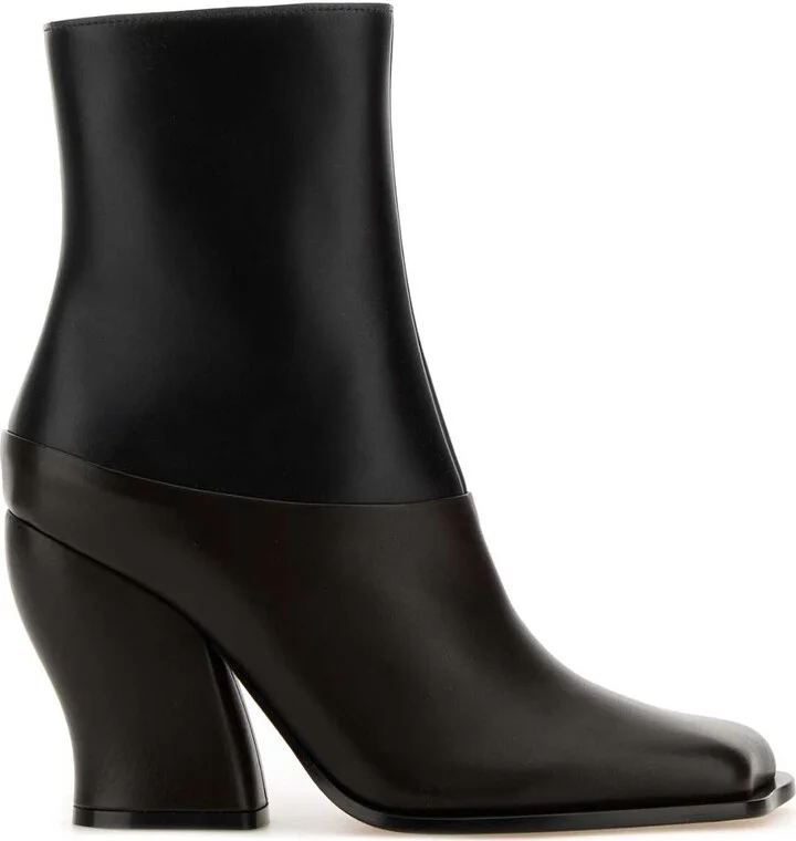 Two-tone Leather Onda Ankle Boots